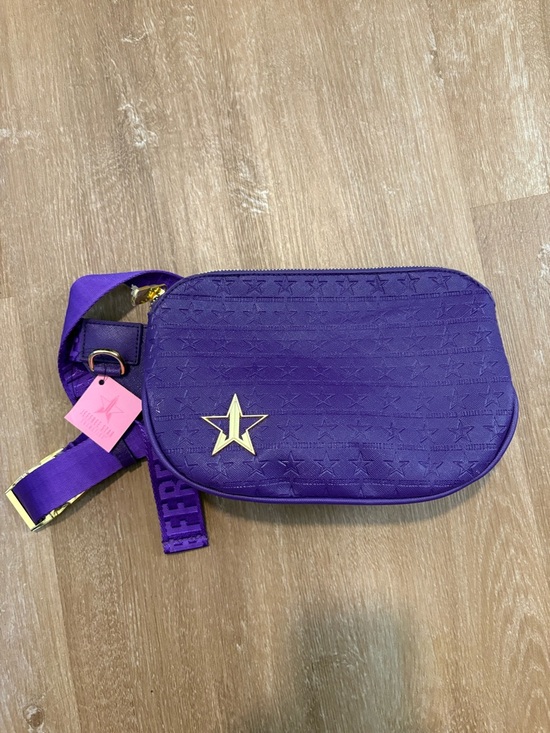 Jeffree Star Handbags - Jeffree Star Purple Crossbody Bag with Gold Star Accent